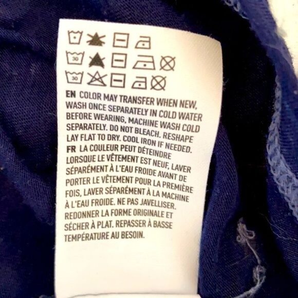 American Eagle Outfitters Sheer Short SleeDark Navy Blue Sheer T Shirt Size Larg - Picture 9 of 11